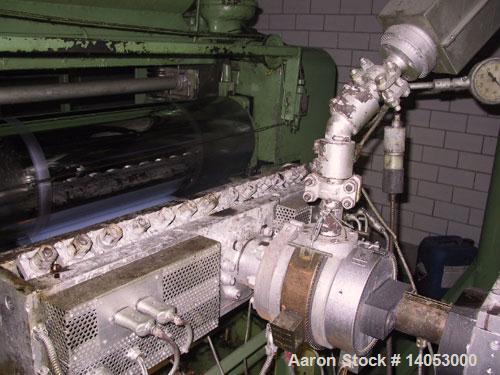 Used Farrel Bridge PS/PP Thermoforming Line consisting of:  (1) Farrel Bridge single screw extruder, 100/32 D with degassing and Labotec volymetric dosing unit for (4) components. (1) Welex coextrude...
