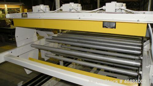 Used- HPM Sheet Take Off System Consisting Of: (1) HPM Sheetmaster III 3 Roll Sheet Stack, Rated speed range 20 feet per min...