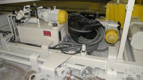 Used HPM Sheet Take Off System Consisting Of: (1) HPM Sheetmaster III 3 Roll Sheet Stack, Rated speed range 20 feet per minute maximum, 71" track centerline. (3) 23.587" diameter x 54" wide cored rol...