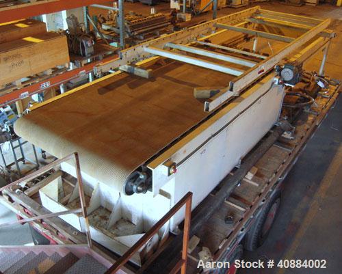 Used HPM Sheet Take Off System Consisting Of: (1) HPM Sheetmaster III 3 Roll Sheet Stack, Rated speed range 20 feet per minute maximum, 71" track centerline. (3) 23.587" diameter x 54" wide cored rol...