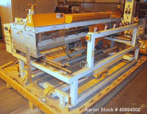 Used- HPM Sheet Take Off System Consisting Of: (1) HPM Sheetmaster III 3 Roll Sheet Stack, Rated speed range 20 feet per min...