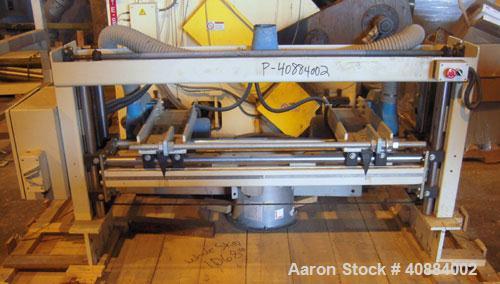Used HPM Sheet Take Off System Consisting Of: (1) HPM Sheetmaster III 3 Roll Sheet Stack, Rated speed range 20 feet per minute maximum, 71" track centerline. (3) 23.587" diameter x 54" wide cored rol...