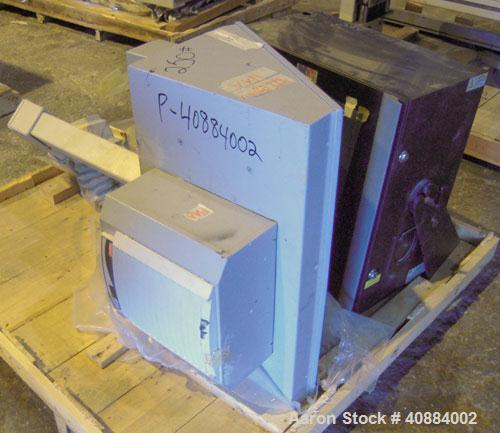 Used HPM Sheet Take Off System Consisting Of: (1) HPM Sheetmaster III 3 Roll Sheet Stack, Rated speed range 20 feet per minute maximum, 71" track centerline. (3) 23.587" diameter x 54" wide cored rol...