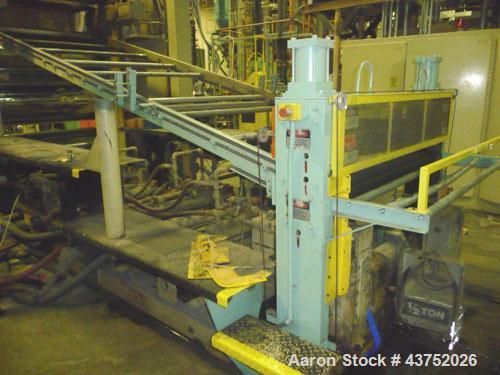 Used HPM 53" Wide 3 Roll Sheet Stack, Model SHII