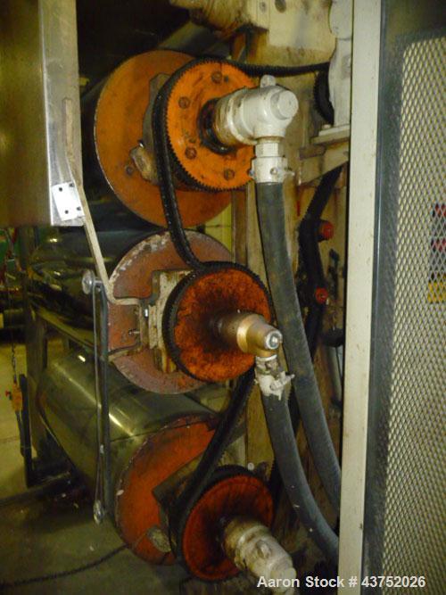 Used HPM 53" Wide 3 Roll Sheet Stack, Model SHII