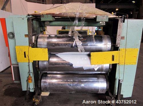 Used NRM 54" Wide 3 Roll Sheet Stack