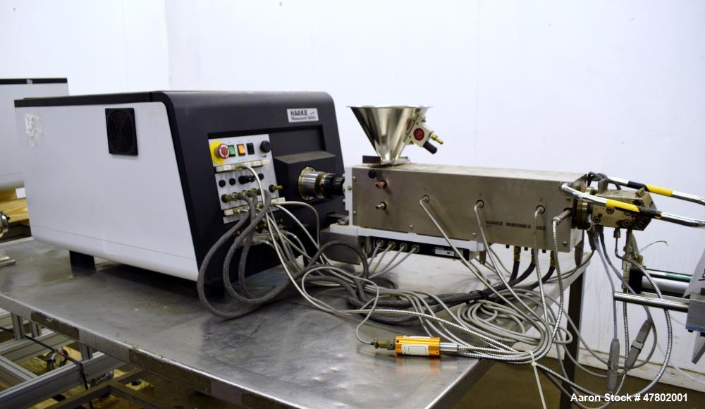 Used Haake Fisons Rheocord 9000 Extruder & Mixer System.