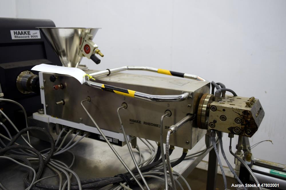 Used Haake Fisons Rheocord 9000 Extruder & Mixer System.