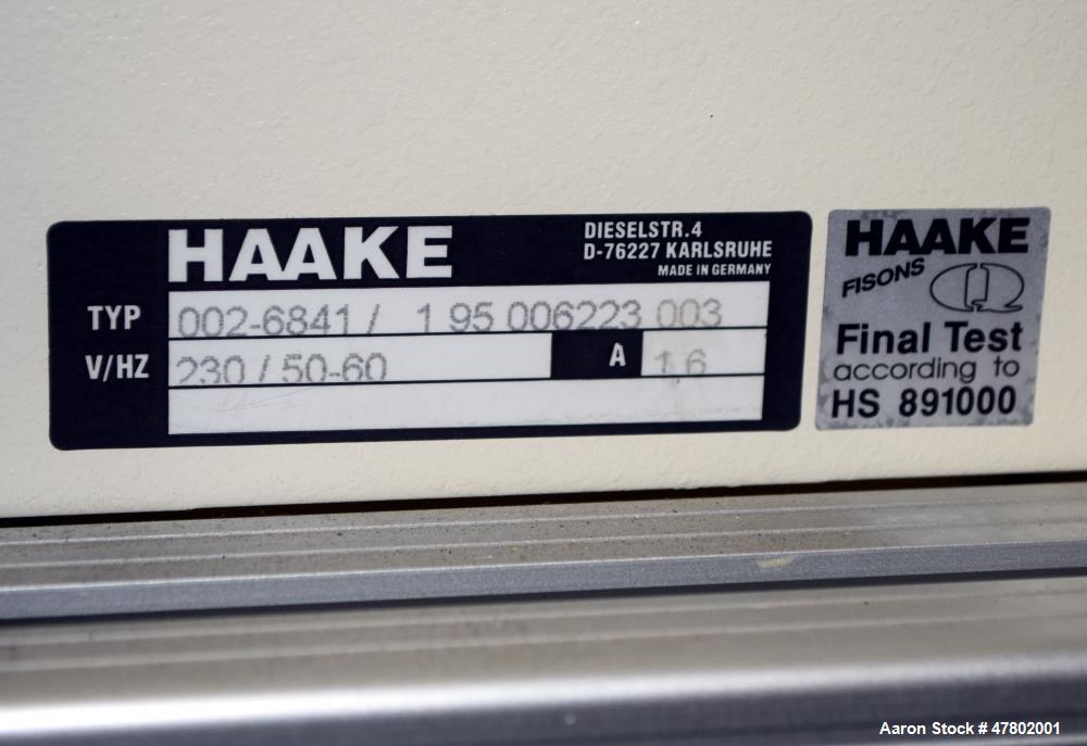 Used Haake Fisons Rheocord 9000 Extruder & Mixer System.