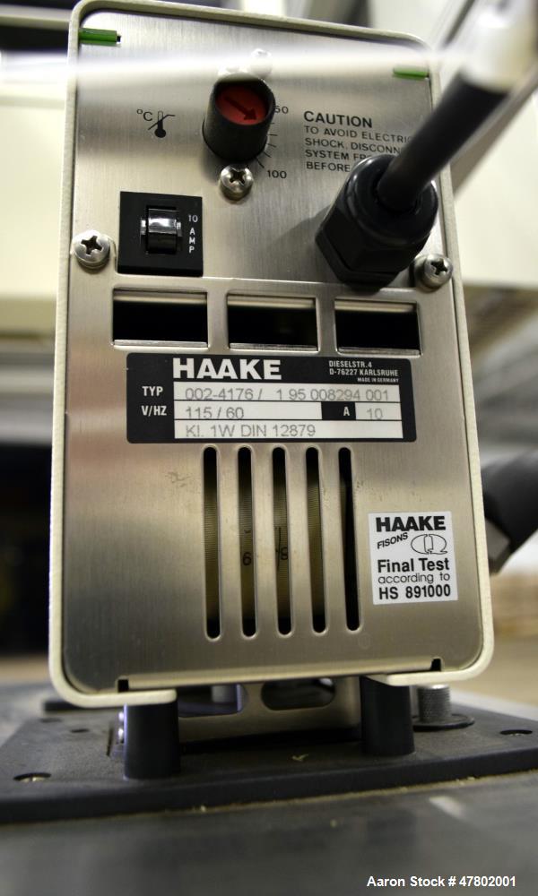 Used Haake Fisons Rheocord 9000 Extruder & Mixer System.