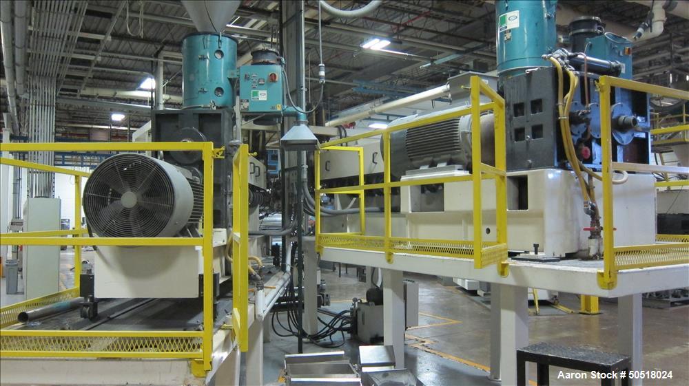 Used Shanghai Jobbetter 4.5" Single Screw Extruder, Model JBDD105.