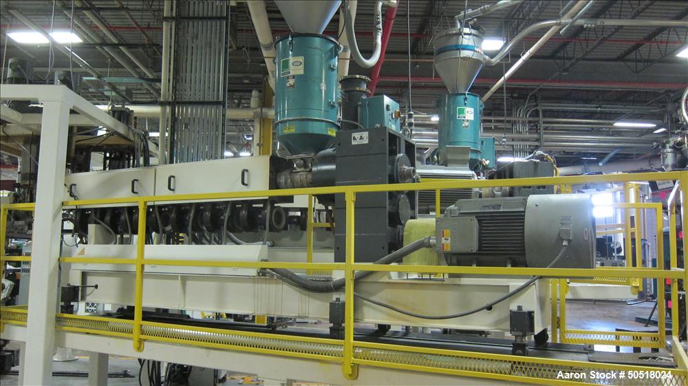 Used Shanghai Jobbetter 4.5" Single Screw Extruder, Model JBDD105.