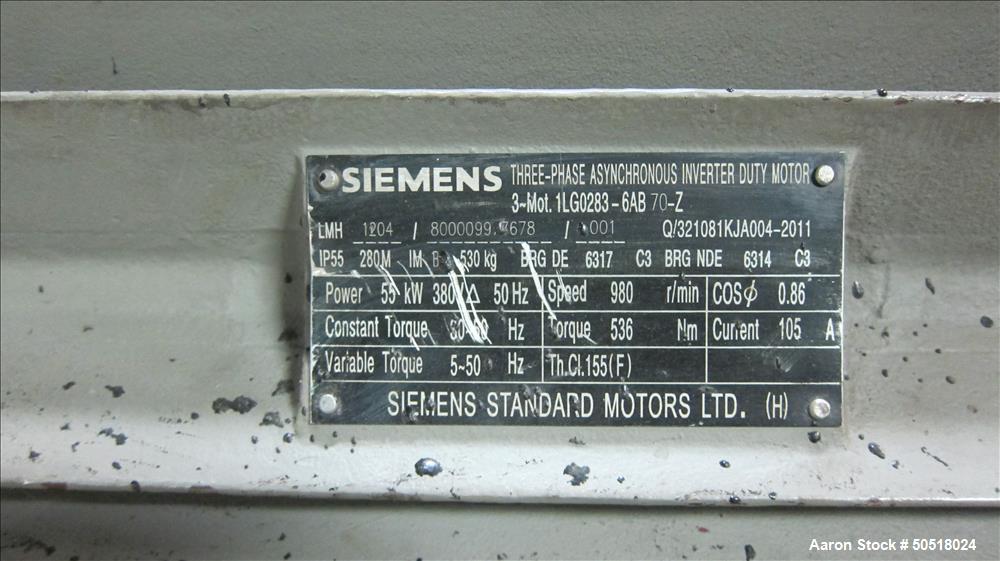 Used Shanghai Jobbetter 4.5" Single Screw Extruder, Model JBDD105.