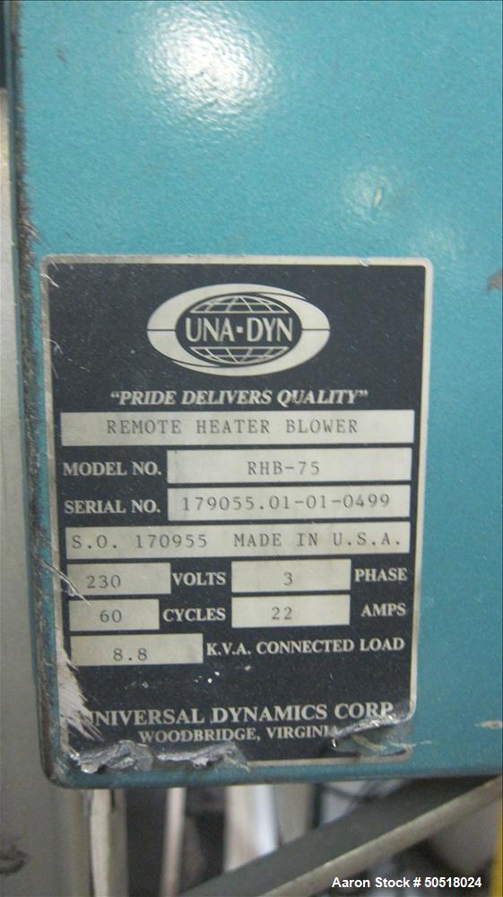 Used Shanghai Jobbetter 4.5" Single Screw Extruder, Model JBDD105.