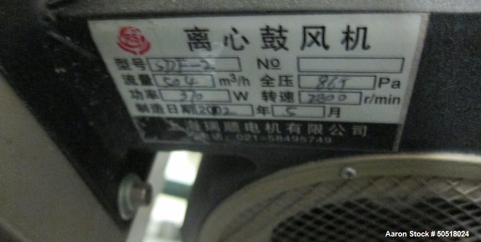 Used Shanghai Jobbetter 4.5" Single Screw Extruder, Model JBDD105.