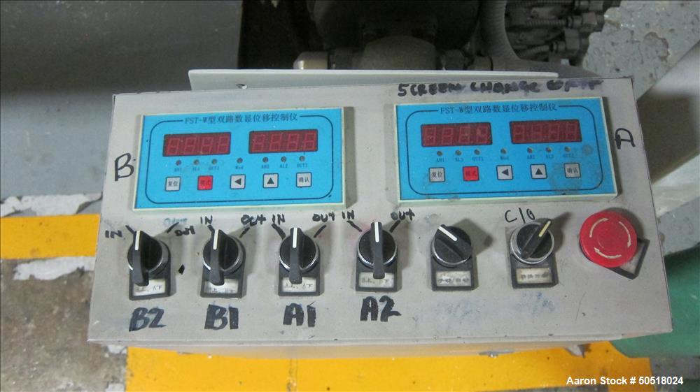 Used Shanghai Jobbetter 4.5" Single Screw Extruder, Model JBDD105.