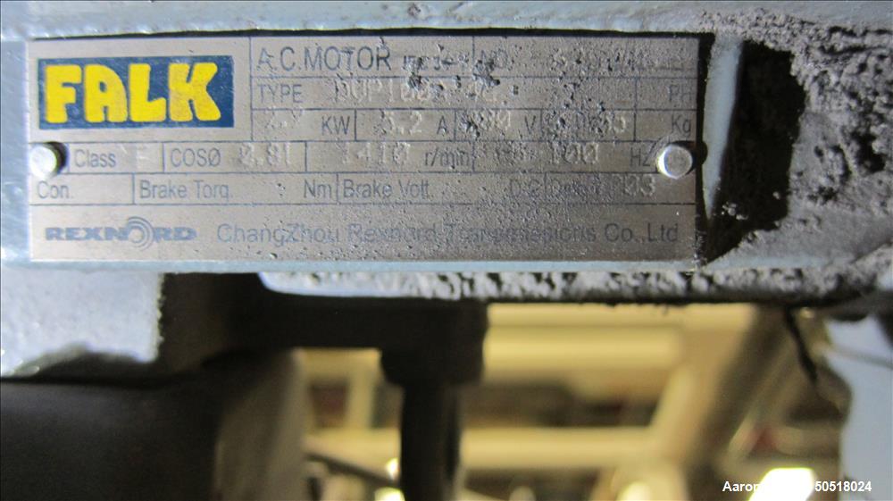 Used Shanghai Jobbetter 4.5" Single Screw Extruder, Model JBDD105.