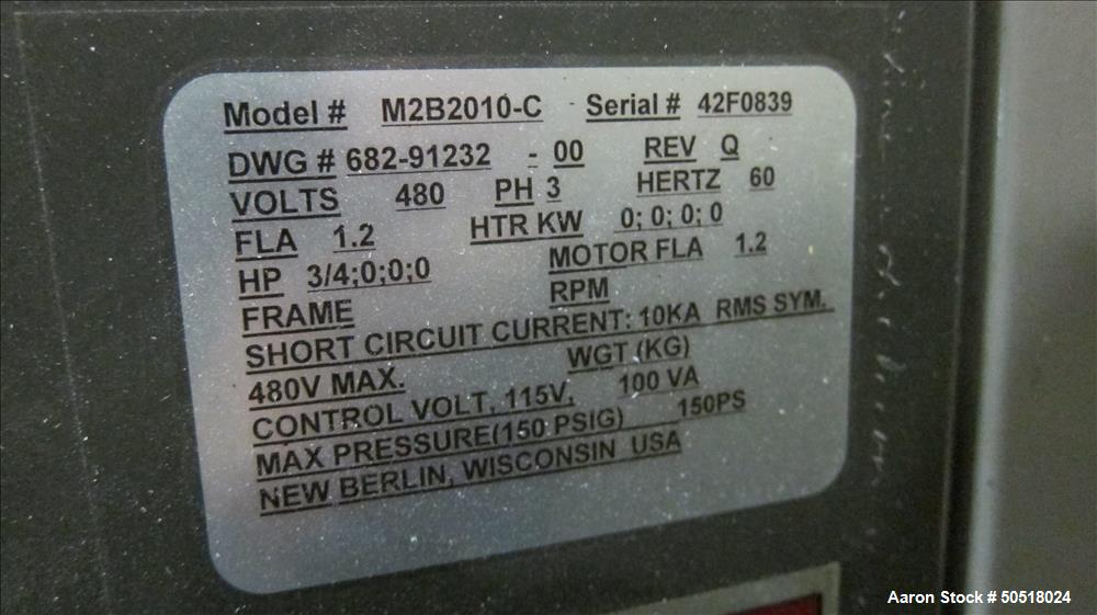 Used Shanghai Jobbetter 4.5" Single Screw Extruder, Model JBDD105.