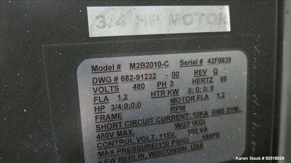 Used Shanghai Jobbetter 4.5" Single Screw Extruder, Model JBDD105.