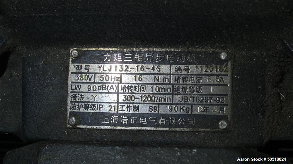 Used Shanghai Jobbetter 4.5" Single Screw Extruder, Model JBDD105.