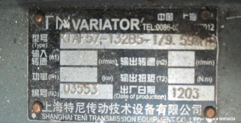 Used Shanghai Jobbetter 4.5" Single Screw Extruder, Model JBDD105.