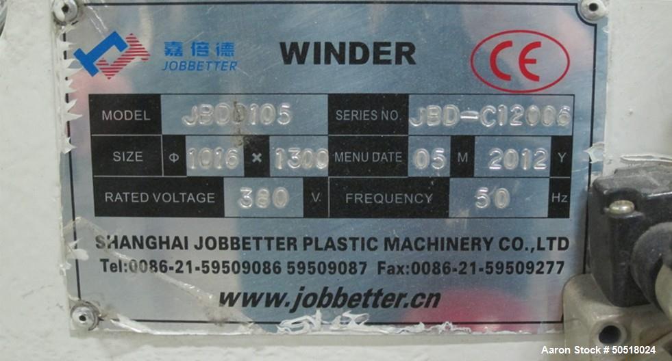Used Shanghai Jobbetter 4.5" Single Screw Extruder, Model JBDD105.