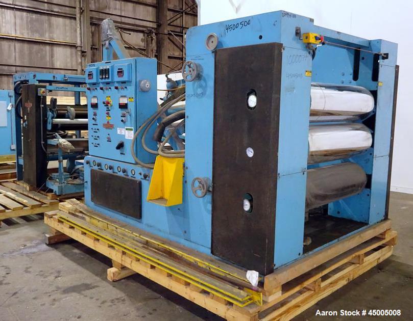 Used- Johnson Three Roll Sheet Stack.