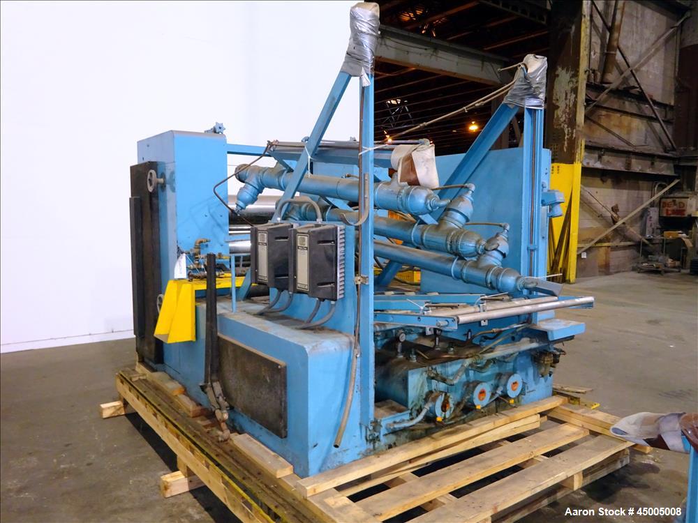 Used- Johnson Three Roll Sheet Stack.