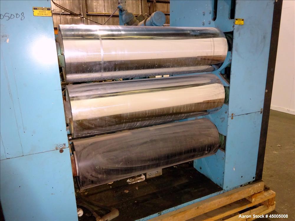 Used- Johnson Three Roll Sheet Stack.