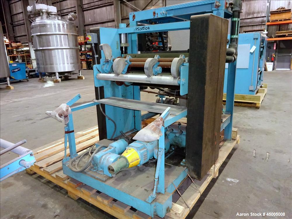 Used Johnson Three Roll Sheet Stack.