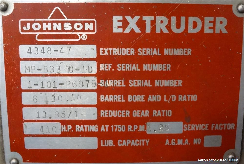 Used Johnson Plastics Machinery Co-Extrusion Sheet Line