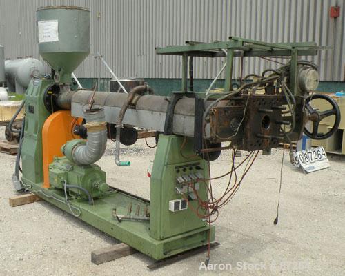 Used Kuhne 31.2" (800mm) Sheet Line. Approximate Capacity 550-660 lbs/250-300 kgs of PS per hour. Line consisting of: (1) Kuhne 2.8’’ diameter single screw extruder, type K70E-33D, approximate 30:1 L...