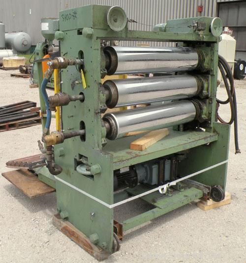 Used Kuhne 31.2" (800mm) Sheet Line. Approximate Capacity 550-660 lbs/250-300 kgs of PS per hour. Line consisting of: (1) Kuhne 2.8’’ diameter single screw extruder, type K70E-33D, approximate 30:1 L...