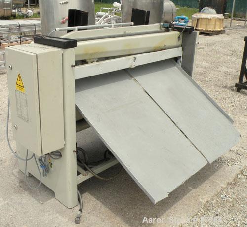 Used Kuhne 31.2" (800mm) Sheet Line. Approximate Capacity 550-660 lbs/250-300 kgs of PS per hour. Line consisting of: (1) Kuhne 2.8’’ diameter single screw extruder, type K70E-33D, approximate 30:1 L...