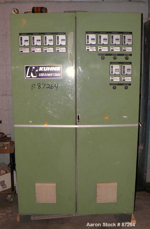 Used Kuhne 31.2" (800mm) Sheet Line. Approximate Capacity 550-660 lbs/250-300 kgs of PS per hour. Line consisting of: (1) Kuhne 2.8’’ diameter single screw extruder, type K70E-33D, approximate 30:1 L...