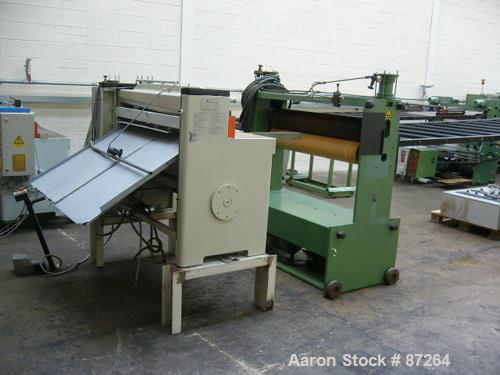 Used Kuhne 31.2" (800mm) Sheet Line. Approximate Capacity 550-660 lbs/250-300 kgs of PS per hour. Line consisting of: (1) Kuhne 2.8’’ diameter single screw extruder, type K70E-33D, approximate 30:1 L...