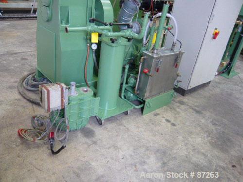 USED: Kuhne 46.8" (1200mm) sheet line with a capacity of 550-600 lbs/250-300 kgs of PS per hour consisting of: (1) feeding/blending system; (1) Kuhne single screw extruder, type K-70-30D, 30:1 L/D, 2...