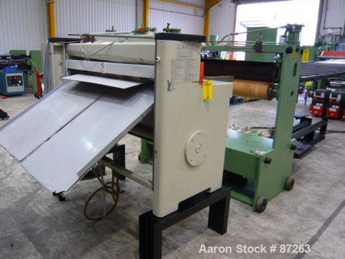 USED: Kuhne 46.8" (1200mm) sheet line with a capacity of 550-600 lbs/250-300 kgs of PS per hour consisting of: (1) feeding/blending system; (1) Kuhne single screw extruder, type K-70-30D, 30:1 L/D, 2...