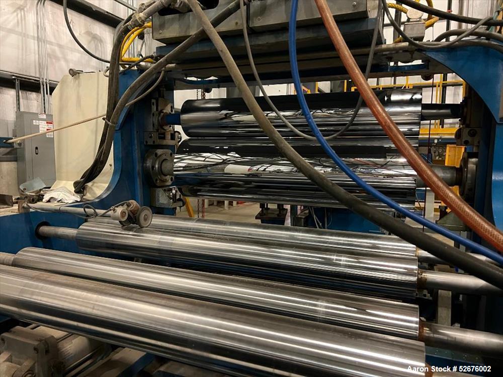 Used- PE-TECH Matrix Sheet Extrusion Line (2012), Consisting of: PE-TECH Matrix Extruder, S/N PETECH-2012-02, 26:1, 150mm sc...