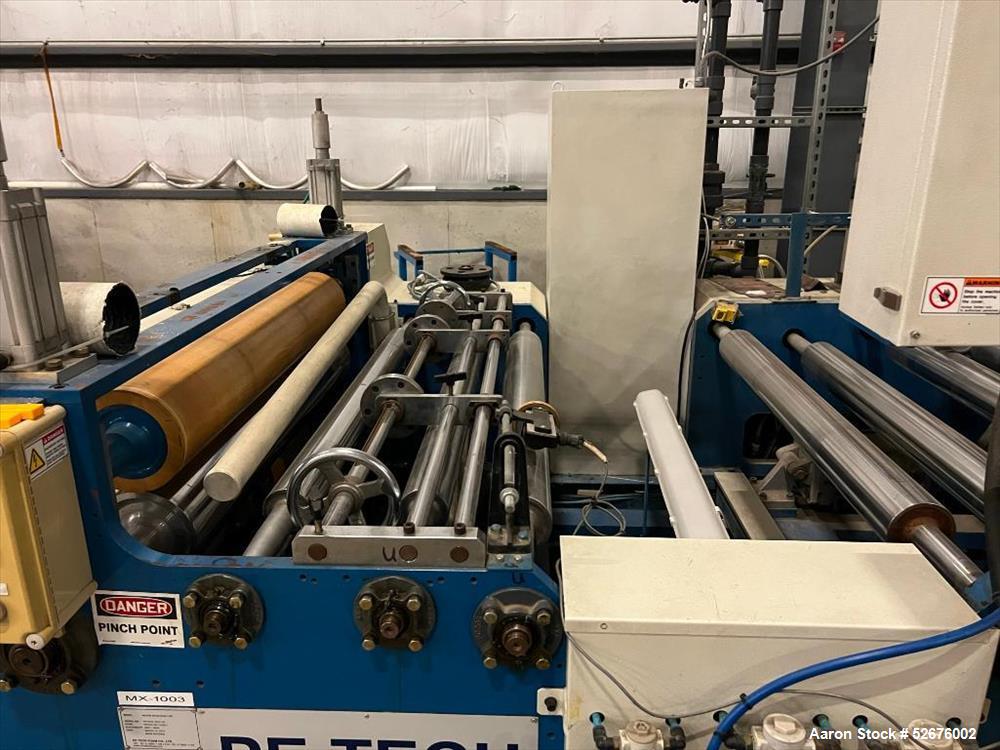 Used- PE-TECH Matrix Sheet Extrusion Line (2012), Consisting of: PE-TECH Matrix Extruder, S/N PETECH-2012-02, 26:1, 150mm sc...