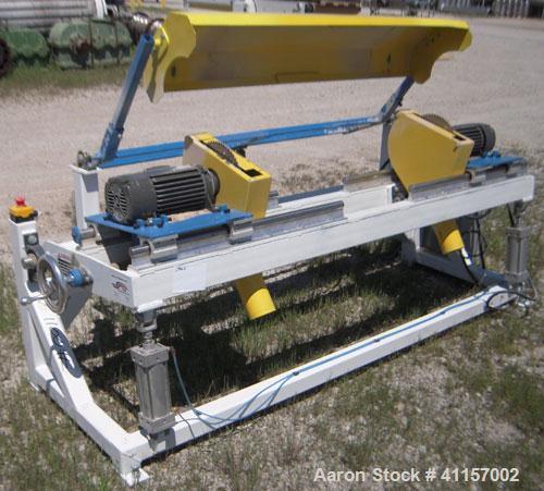 Used HPM Sheet Take Off System consisting of: (1) HPM Sheetmaster III 3 roll sheet stack, rated speed range 20 feet per minute maximum, 71" track centerline. (3) 23.587" diameter x 54" wide cored rol...