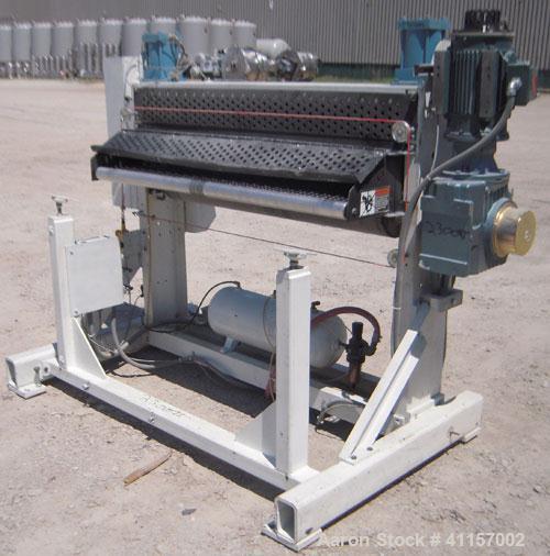 Used HPM Sheet Take Off System consisting of: (1) HPM Sheetmaster III 3 roll sheet stack, rated speed range 20 feet per minute maximum, 71" track centerline. (3) 23.587" diameter x 54" wide cored rol...
