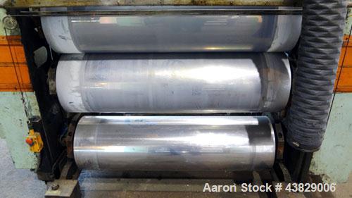 Used NRM three roll vertical sheet stack