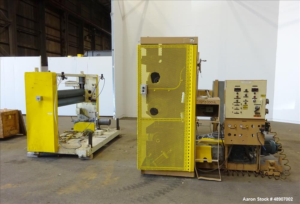 Used Johnson Plastics Machinery 84" 3 Roll Sheet Stack.