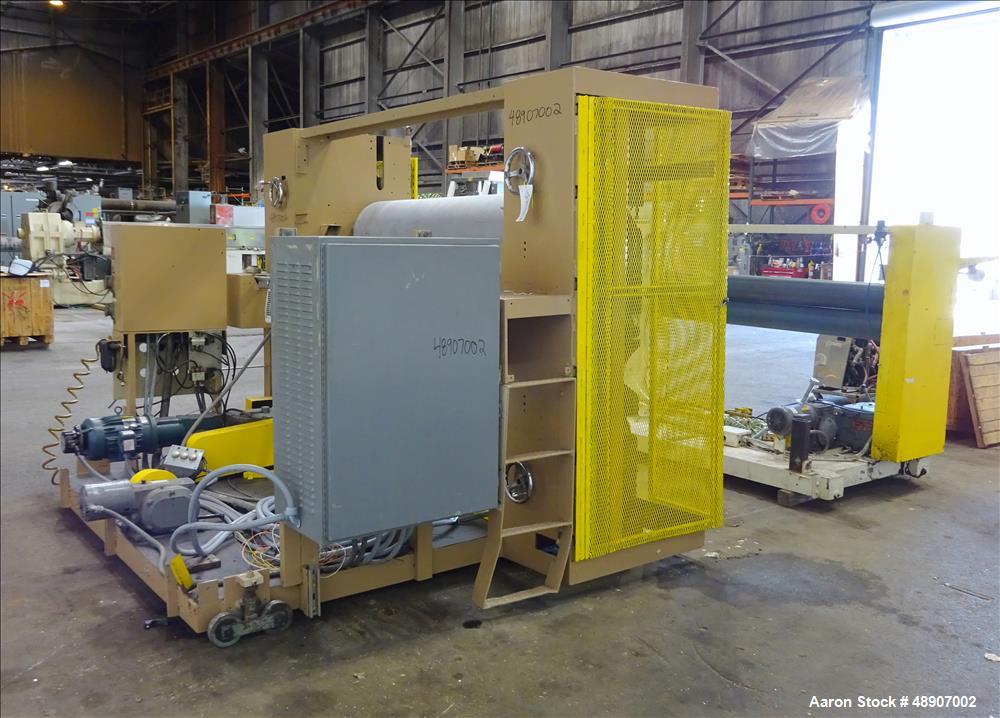 Used Johnson Plastics Machinery 84" 3 Roll Sheet Stack.