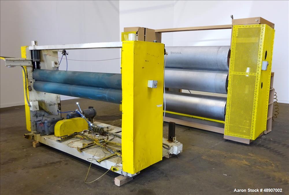 Used Johnson Plastics Machinery 84" 3 Roll Sheet Stack.