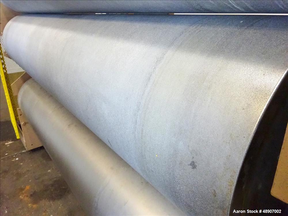 Used Johnson Plastics Machinery 84" 3 Roll Sheet Stack.