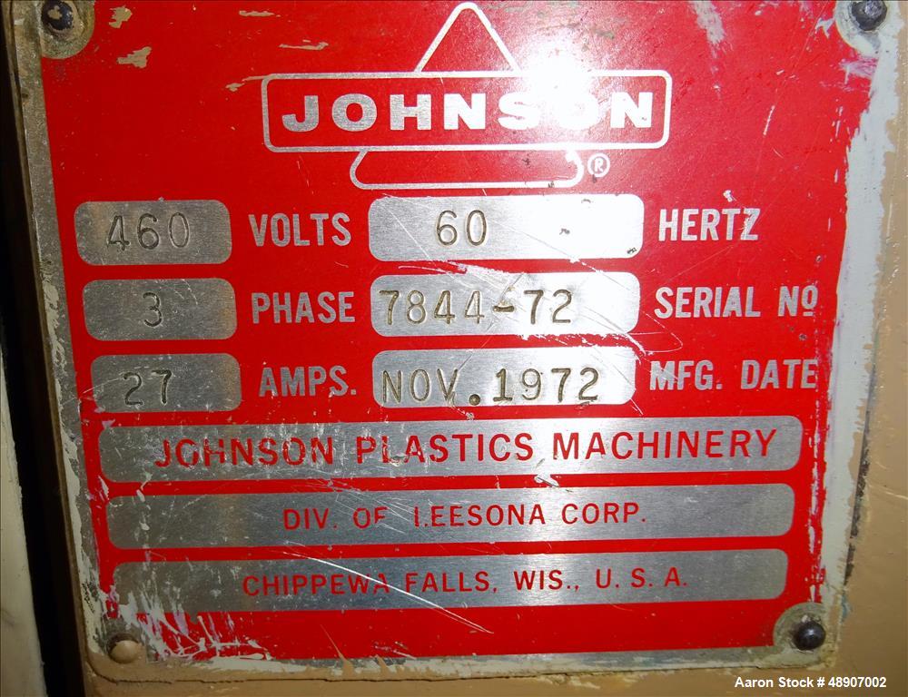Used Johnson Plastics Machinery 84" 3 Roll Sheet Stack.