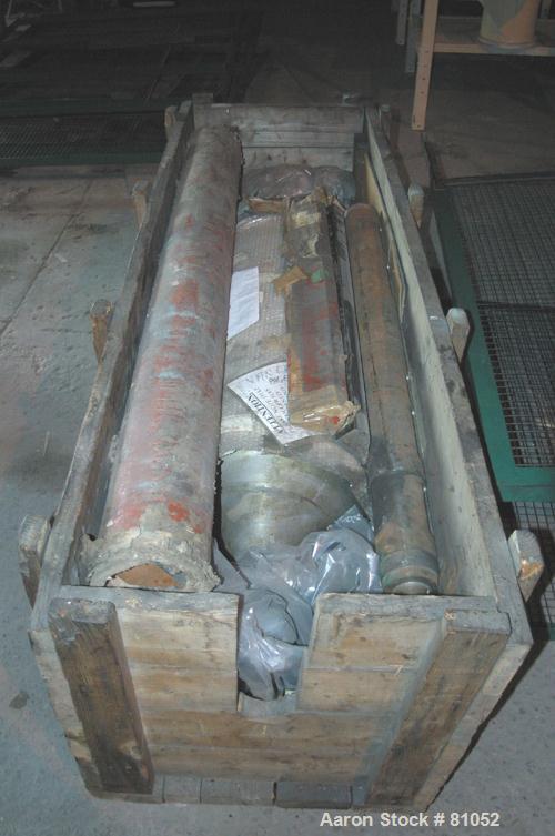 USED:NRM 43" sheet line consisting of (1) NRM/Bridge 4-1/2" single screw extruder, 30:1 L/D ratio. 6 zone, non-vented barrel. Electric- ally heated, water cooled (no system). Water cooled feed throat...
