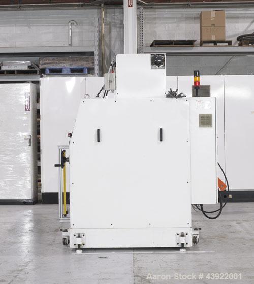 Used OMV Sheet Extrusion Line Consisting Of: (1) OMV 80mm (3.14”) single screw extruder, model D80AR+GP+CAL/TRA, approximate 32 to 1 L/D ratio. Electrically heated, water cooled 6 zone non-vented bar...